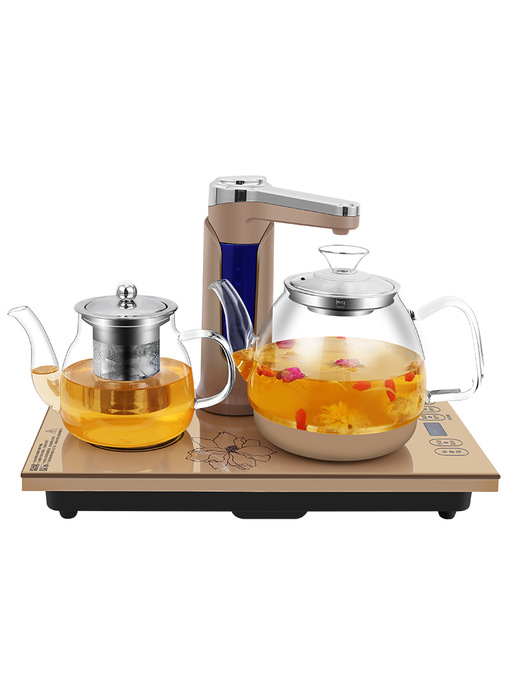 容声全自动上水电热烧水壶玻璃烧水壶茶具套装家用泡茶壶电磁茶炉