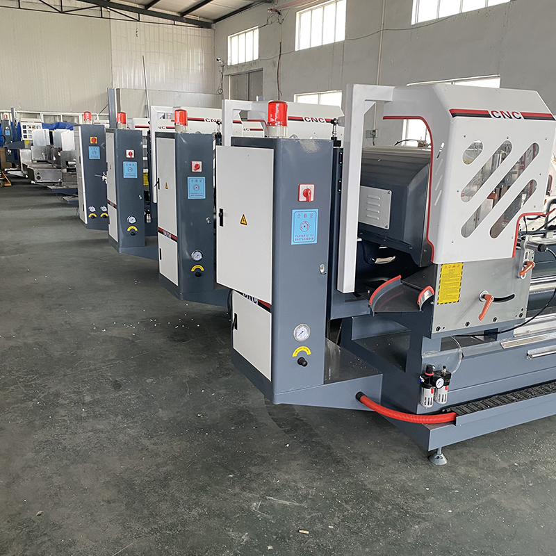 断桥铝门窗加工设备全套数控数显双头精密锯组角机铝型材端面铣床