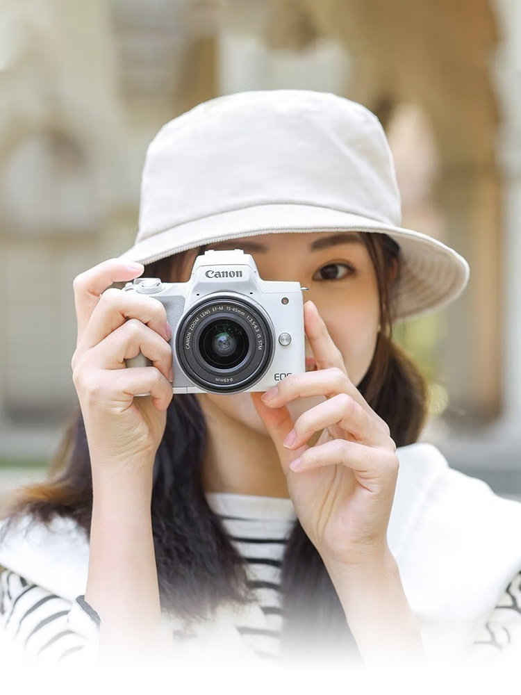 佳能 M50 Mark II vlog 二代 女学生入门 数码高清旅游微单反相机