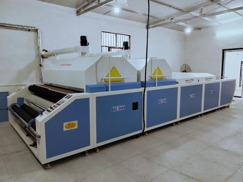 Baoshan Brand BS-6800 Double Steam Double Drying Shrinkage Machine Fabric Pre shrinking Machine for Clothing Enterprises