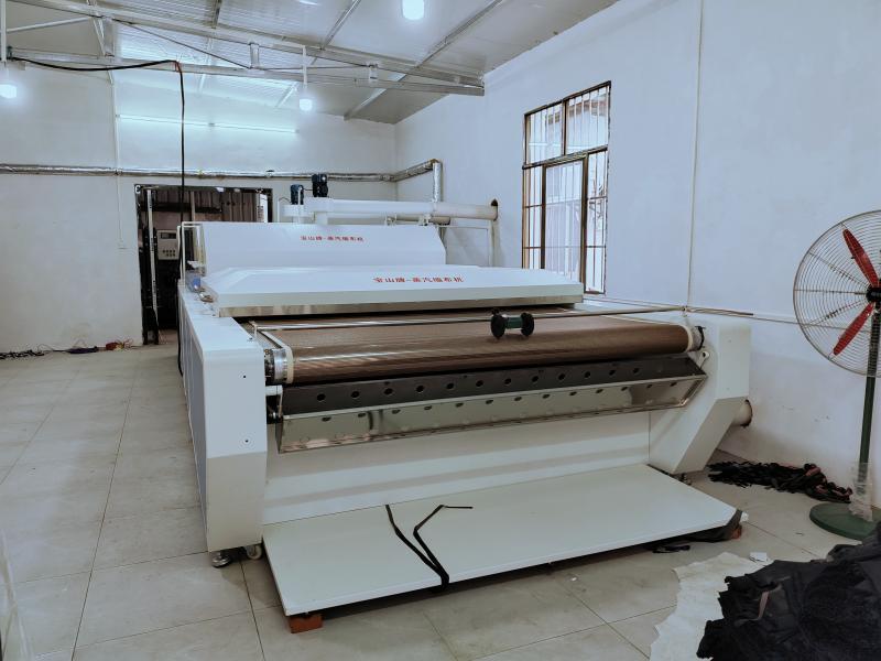 Baoshan Brand BS-6800 Double Steam Double Drying Shrinkage Machine Fabric Pre shrinking Machine for Clothing Enterprises