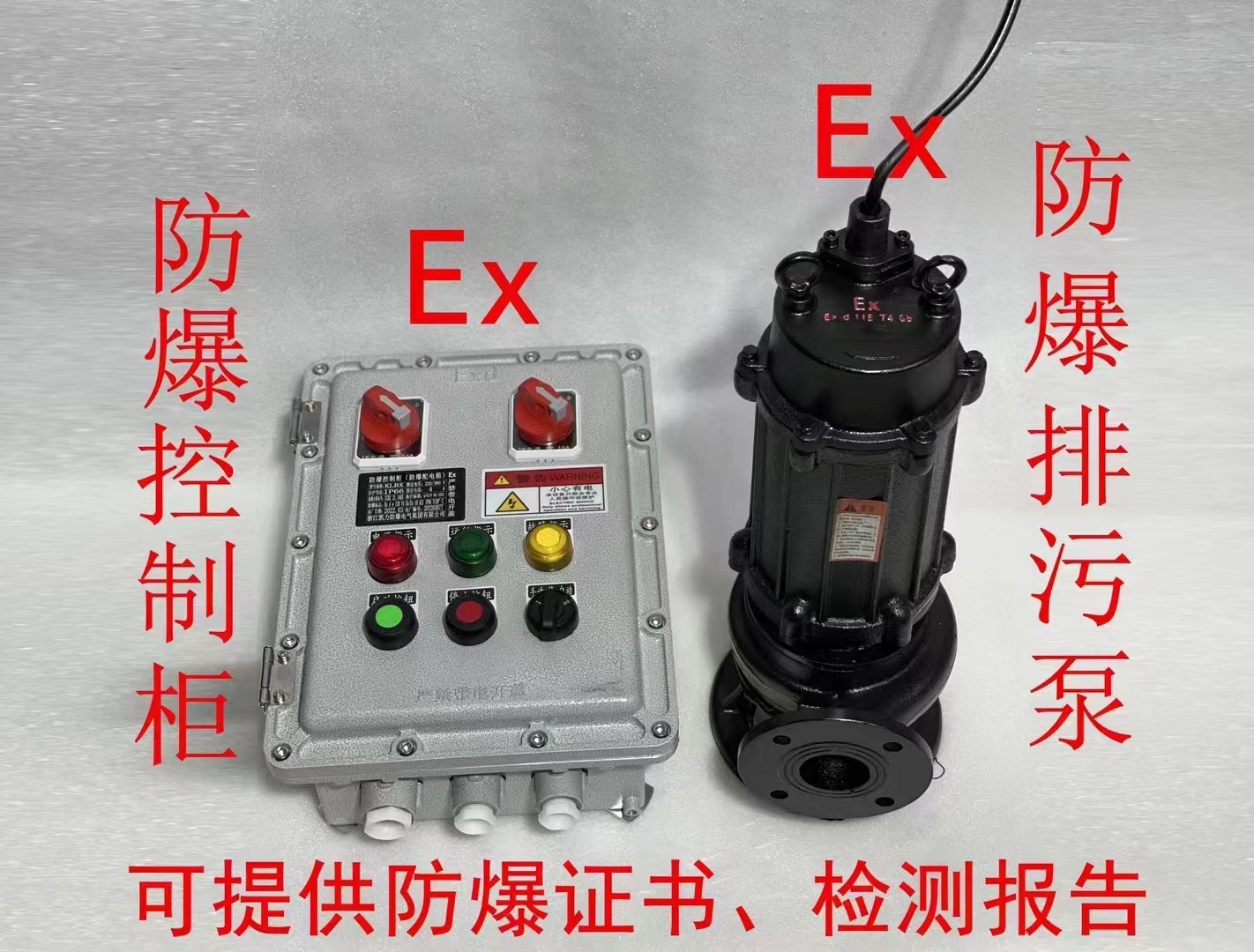 EX防爆潜水泵排污泵潜液泵潜污泵加油站矿用污水泵220/380V隔爆型