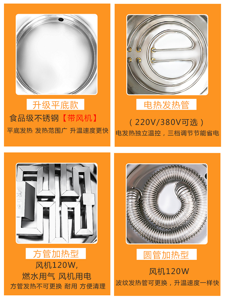 广东九鼎王多功能煮面商用电热燃气节能桶电气锅汤面炉蒸煮烫菜炉