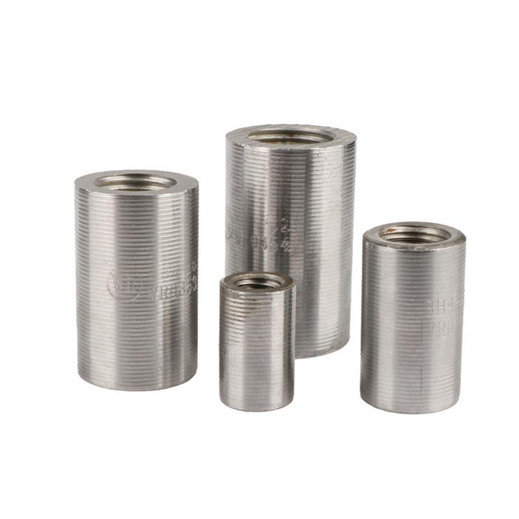 Manufacturer of m12-m40 straight thread steel bar sleeve pier thick positive and negative wire steel bar connection sleeve