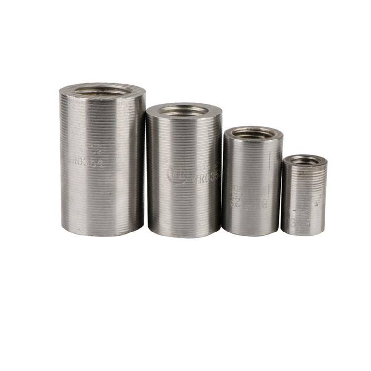 Manufacturer of m12-m40 straight thread steel bar sleeve pier thick positive and negative wire steel bar connection sleeve