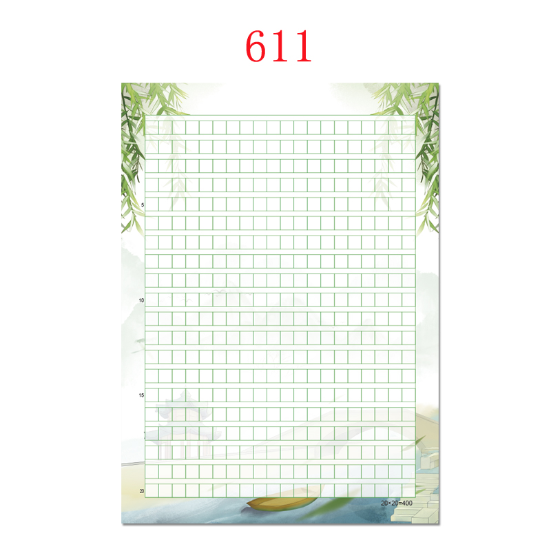 个性A4彩色作文纸400格信纸学生花纹带图案稿纸可打印卡通方格纸 产品关键词:花纹稿纸;400格信纸;彩色稿纸;400信封纸;400信纸;个性 ...