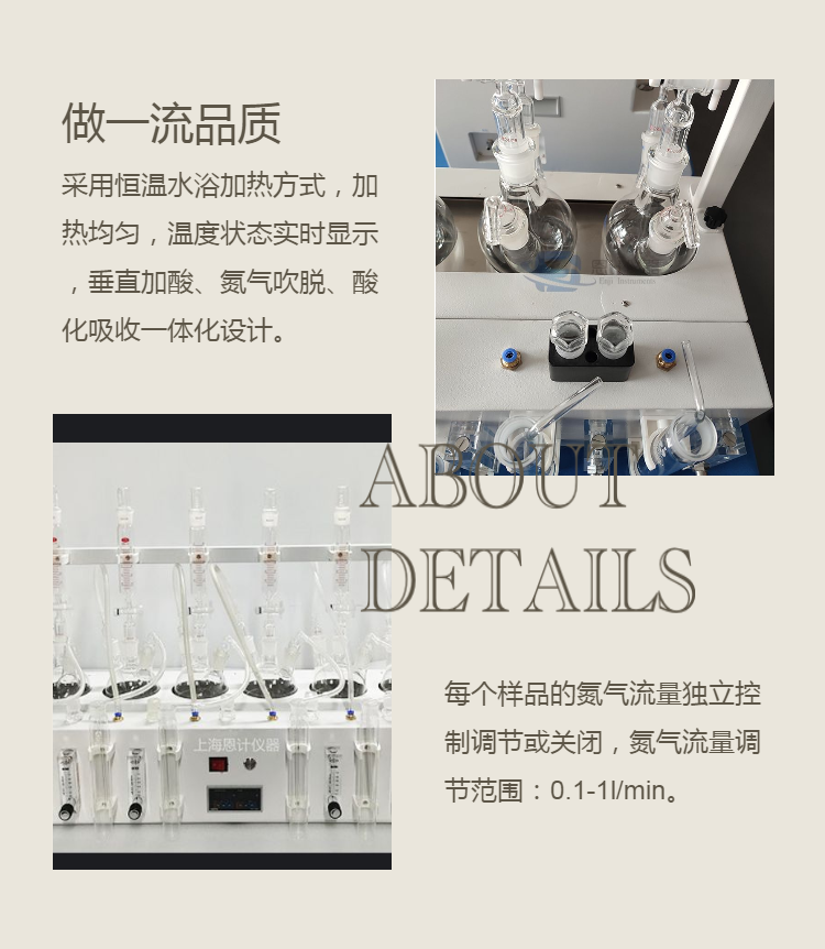 Acidification Blowing Absorption Water Quality Sulfide Acidification Blowing Instrument in Wastewater