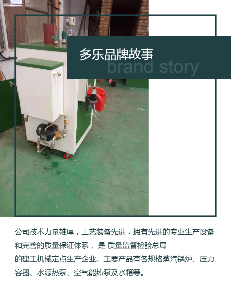 Duole fully automatic gas steam generator for food processing, fruit and vegetable drying, washing, chemical engineering, low-carbon, energy-saving, and environmental protection