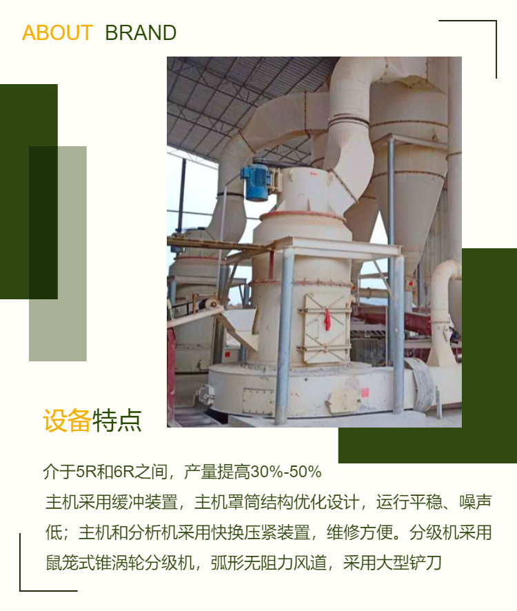 Used 90% Xinhang Da HD1620 Improved Grinding Machinery Factory Desulfurization Powder Crushing Raymond Machine