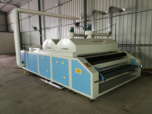 Clothing factory equipment Baoshan brand large fabric high-temperature pre-shrinking machine Steam fabric shrinking machine model 5300