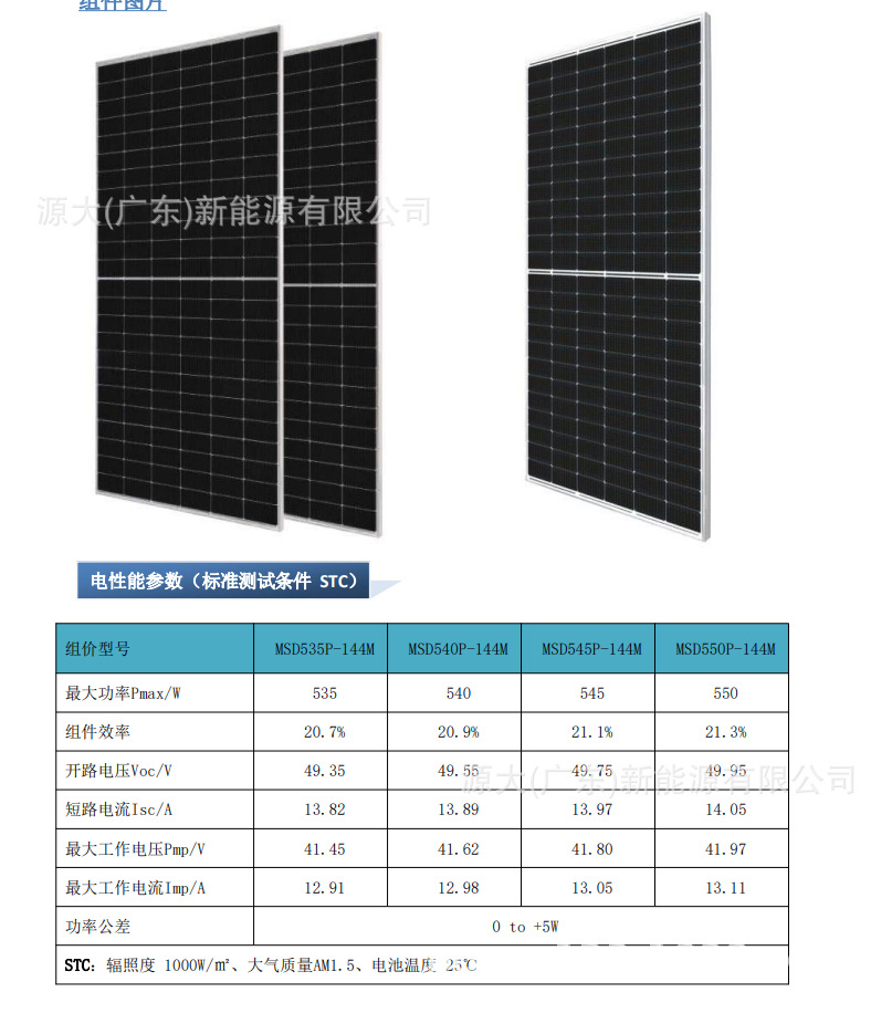 Yuanda New Energy 100kW Photovoltaic Off grid and Grid Connected Power Generation System Project Solar Energy Storage and Generation Policy