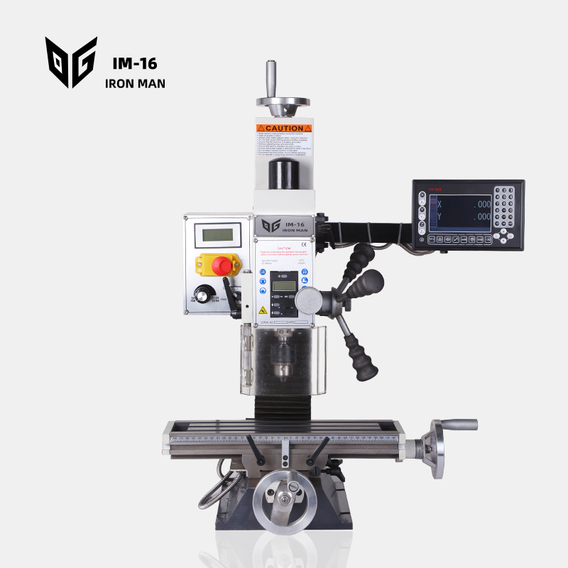 德国精工IM新款金属加工220V微型铣床小型家用迷你多功能钻铣床