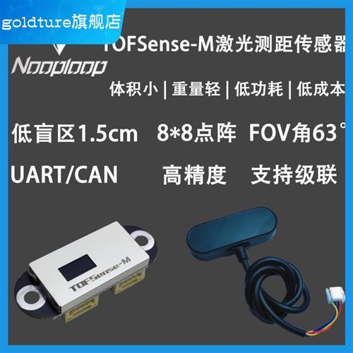 TOF距ense-M激光测S传图器避障面阵雷达模组多点3D云感串口CAN