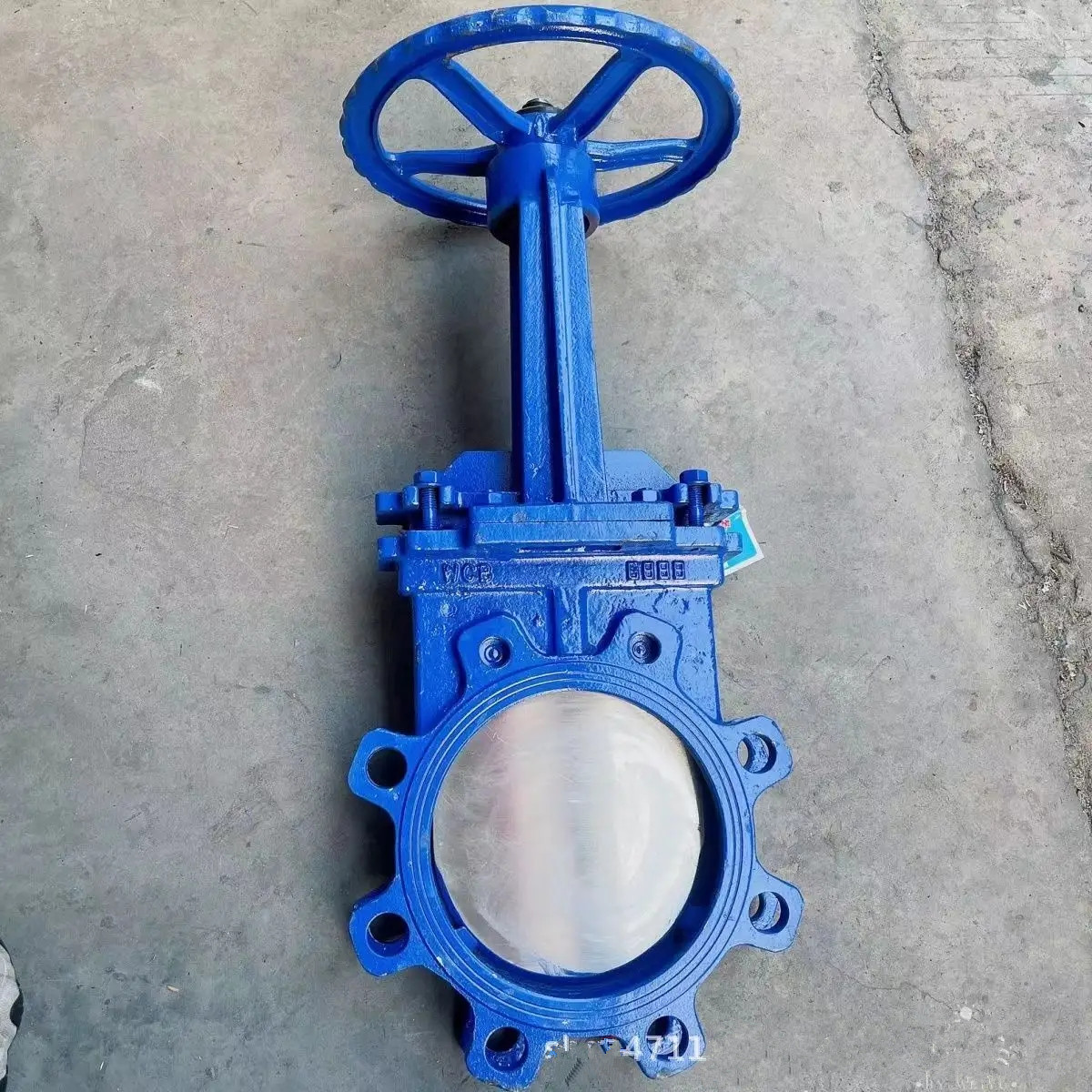 Zero leakage manual polyurethane sealing knife gate valve PZ73PU-10C wear-resistant knife gate