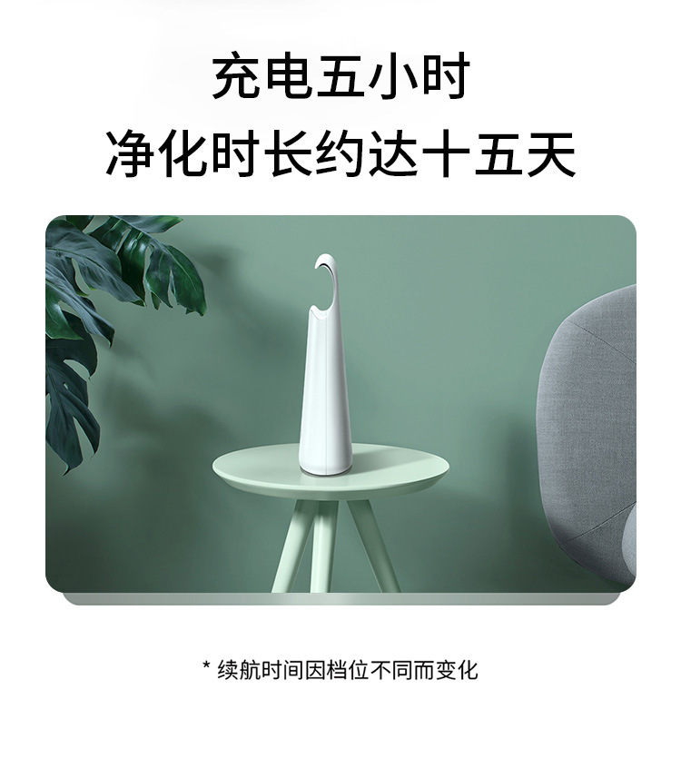 RootSense Genyuan Purifier for Formaldehyde Removal and Odor Removal Small Space Wardrobe Purifier Rechargeable