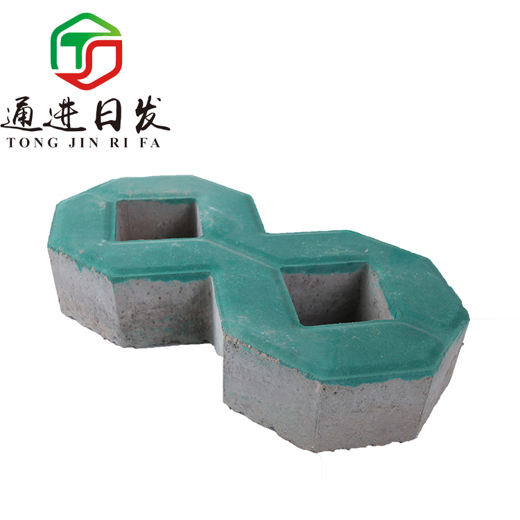 Tongjin Rifa is sturdy and compressive, with 8-shaped grass planting bricks and garden 8-shaped bricks that can be customized in shape