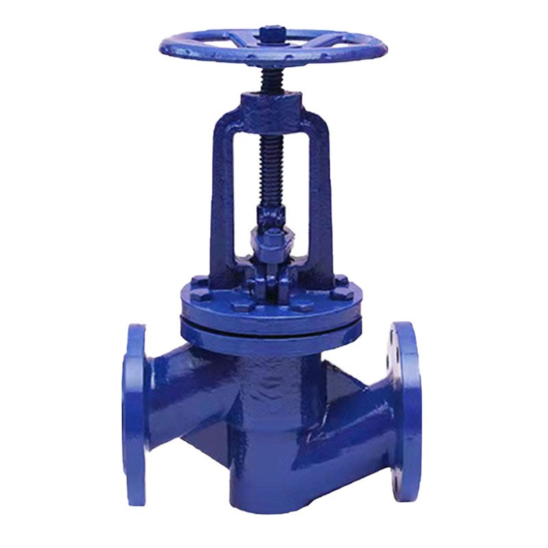 PTFE lined flange globe valve J41F46-16C carbon steel chemical acid and alkali resistant valve