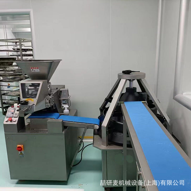 商用全自动定量剂子面团分切机 全自动面团搓圆整圆机 分面机
