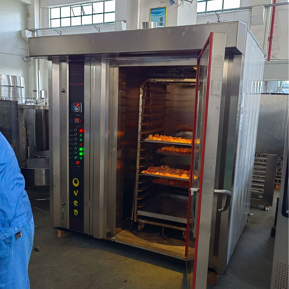 大型商业烤箱 大容量面包肉类烘烤箱 多盘同烤热风旋转式烤箱