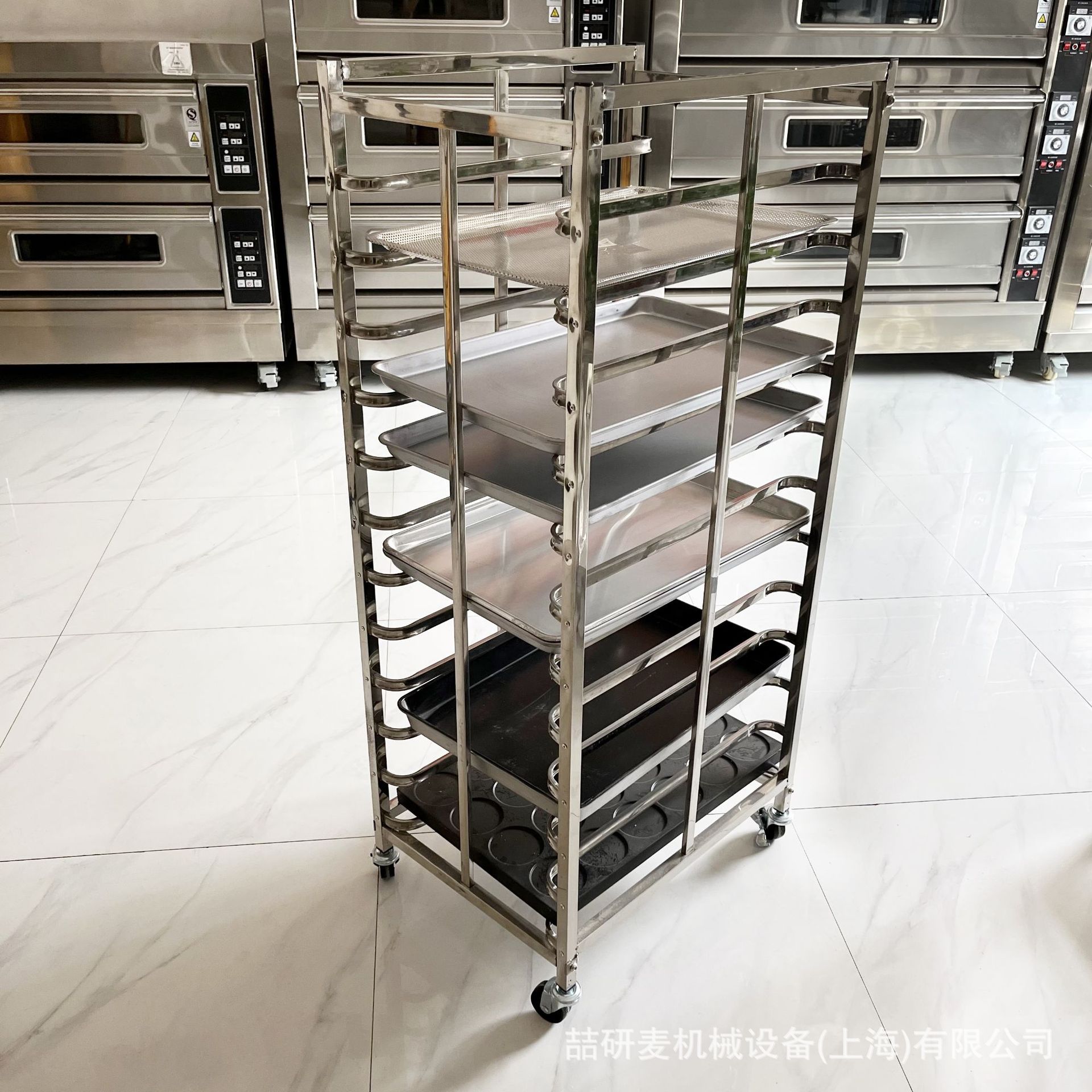 面包烤盘架 不锈钢12盘15盘30盘车架 18盘铝合金烘焙蛋糕托盘架