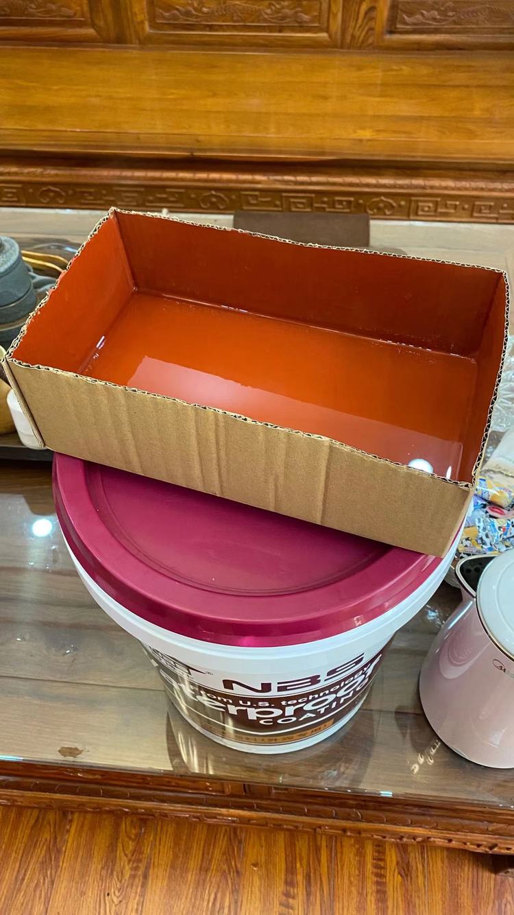 Roof, roof, red rubber waterproof coating, water ditch, tile house repair, water-based environmentally friendly materials do not require a protective layer