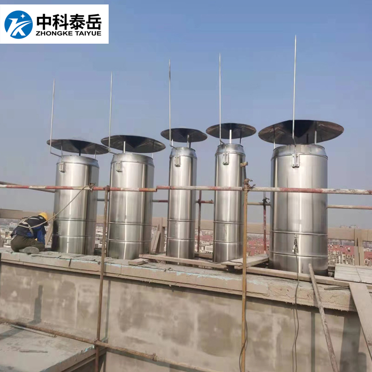 Double layer stainless steel insulation flue manufacturer's direct supply factory anti-corrosion exhaust duct Zhongke Taiyue