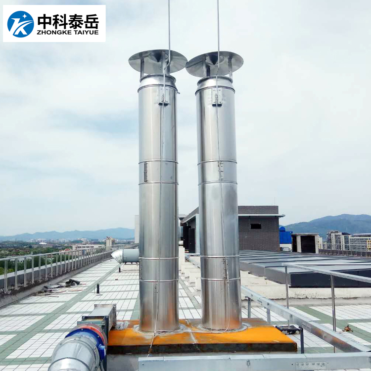 Double layer stainless steel insulation flue manufacturer's direct supply factory anti-corrosion exhaust duct Zhongke Taiyue