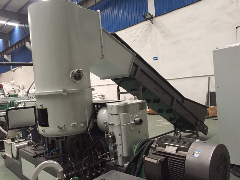 Woruisi Machinery BOPP Film Double Stage Plastic Granulator PE PP Plastic Granulator