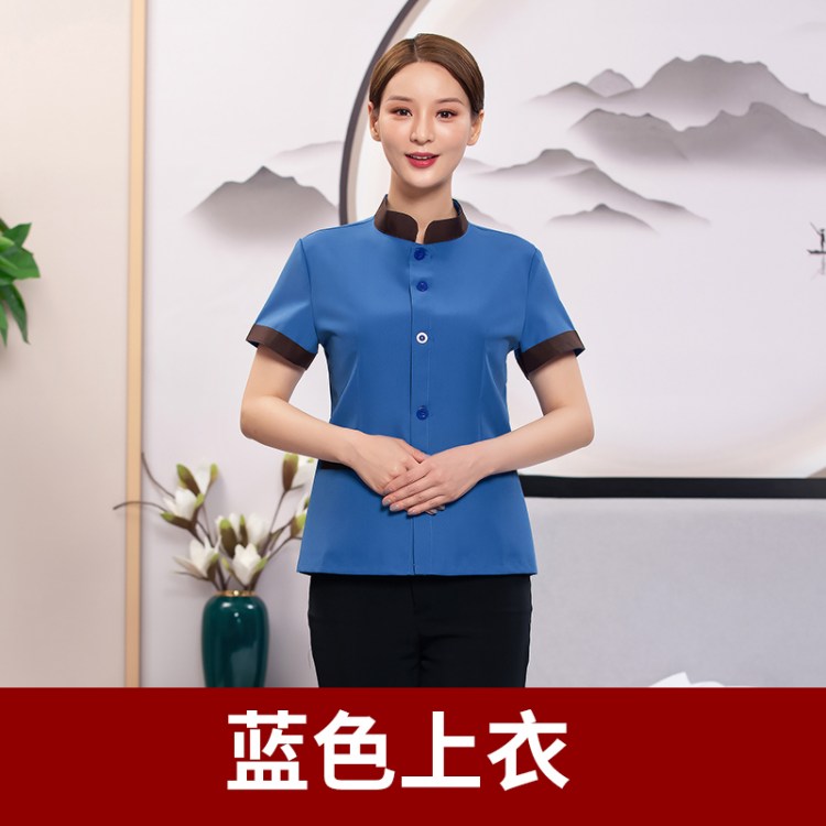 物业保洁工作服女夏季短袖薄款酒店客房医院PA清洁阿姨衣服定制