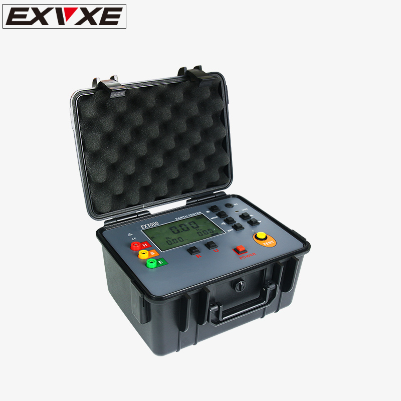 意力EX3010E简易型接地电阻土壤电阻率测试仪表EX3001防雷检测仪