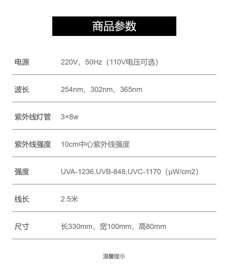 American Luyang Three Wavelength UV Lamp UV Analyzer LELMS-38L