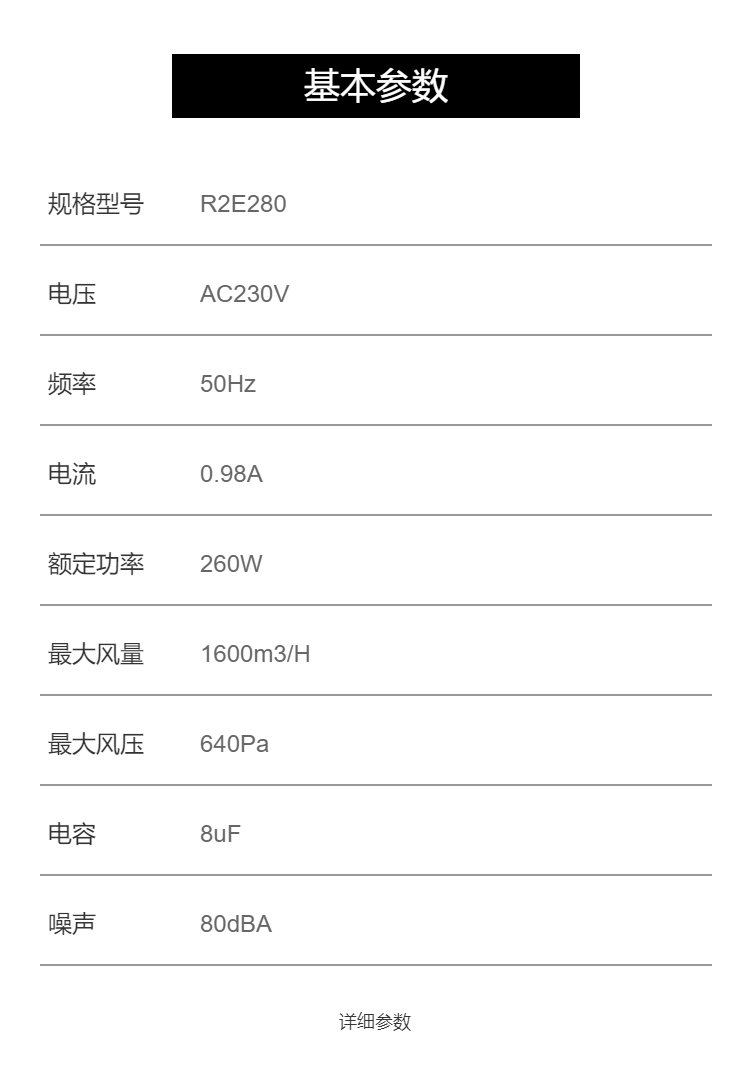 STORMFAN air disinfection machine is equipped with AC centrifugal fan, filtering fan, outer rotor, rear tilt fan, R2E280