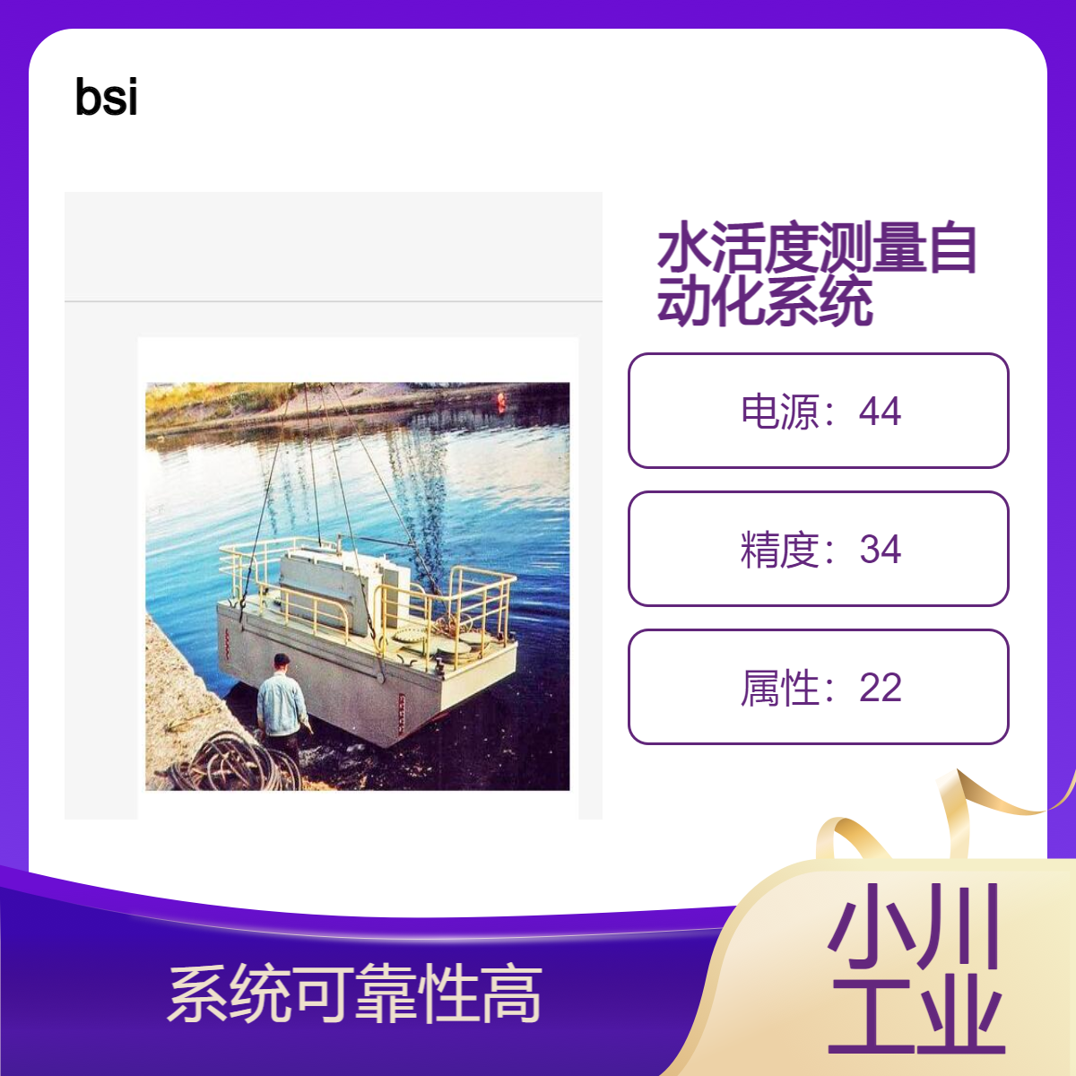 bsi/核电厂及核电企业出口水道水活度测量自动化系统