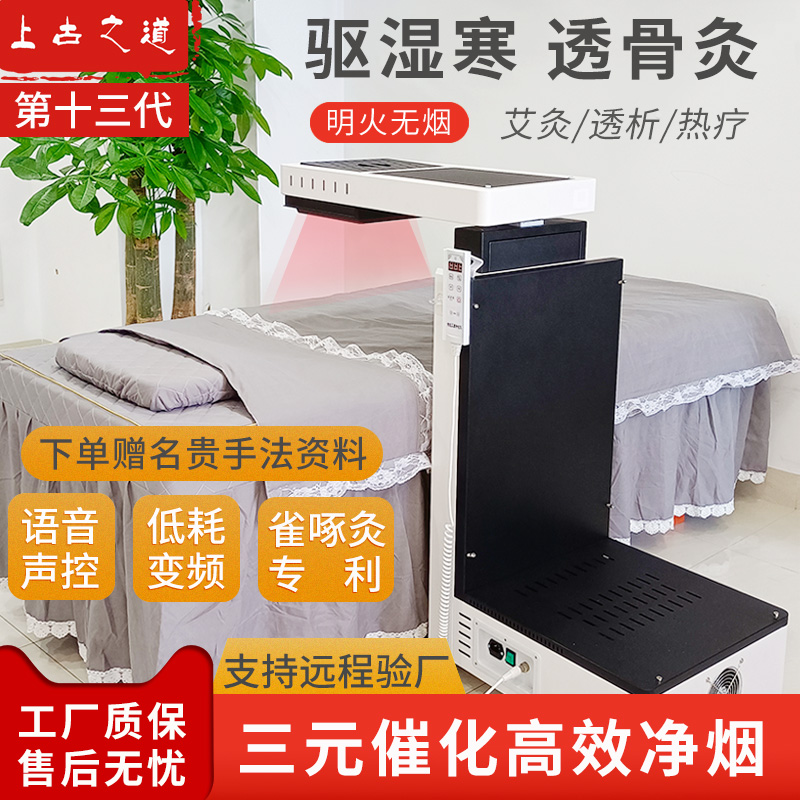 扶热温阳透灸仪器明火无烟艾灸熏蒸仪美容院家用第十代一体机重灸
