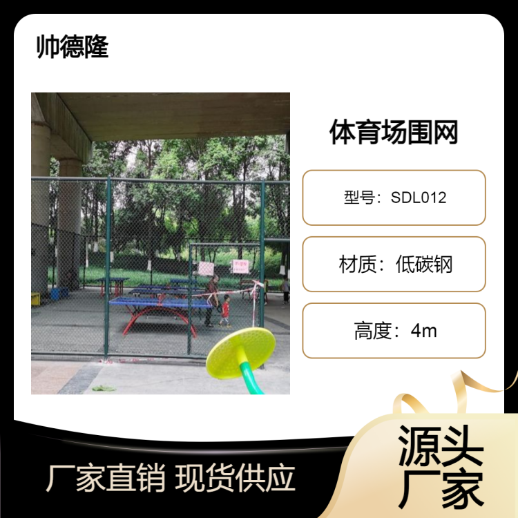 体育场围网 室内外篮球场隔离护栏 运动场框架围栏 帅德隆