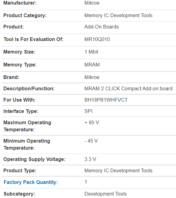 MIKROE-4232 New Original Memory IC Development Tool Mikroe