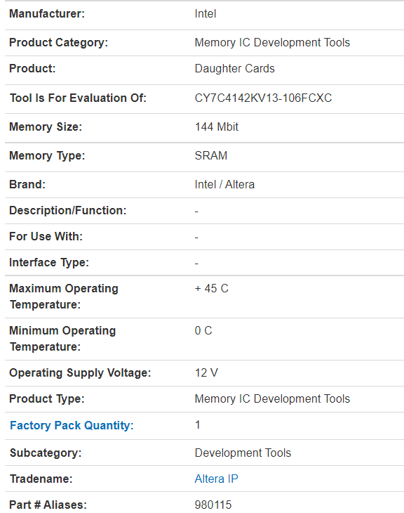 HLDC-QDRIV-A New Original Memory IC Development Tool Intel/Altera