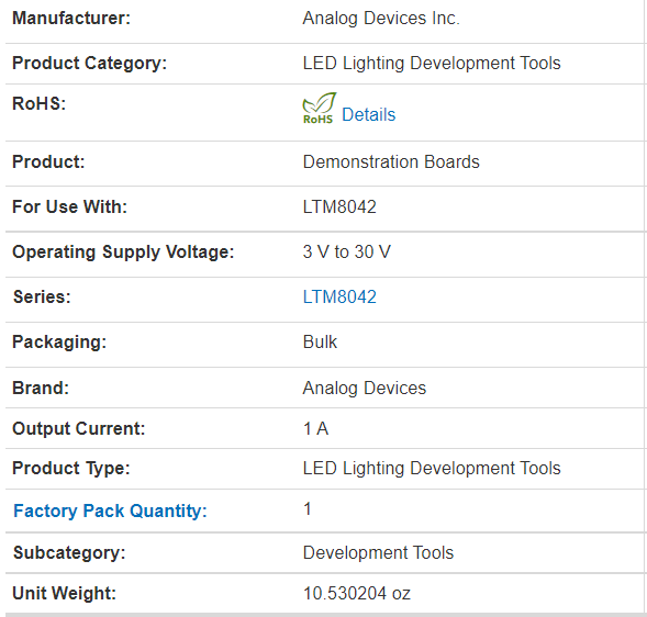 DC1511A-B New Original LED Development Tool Analog Devices