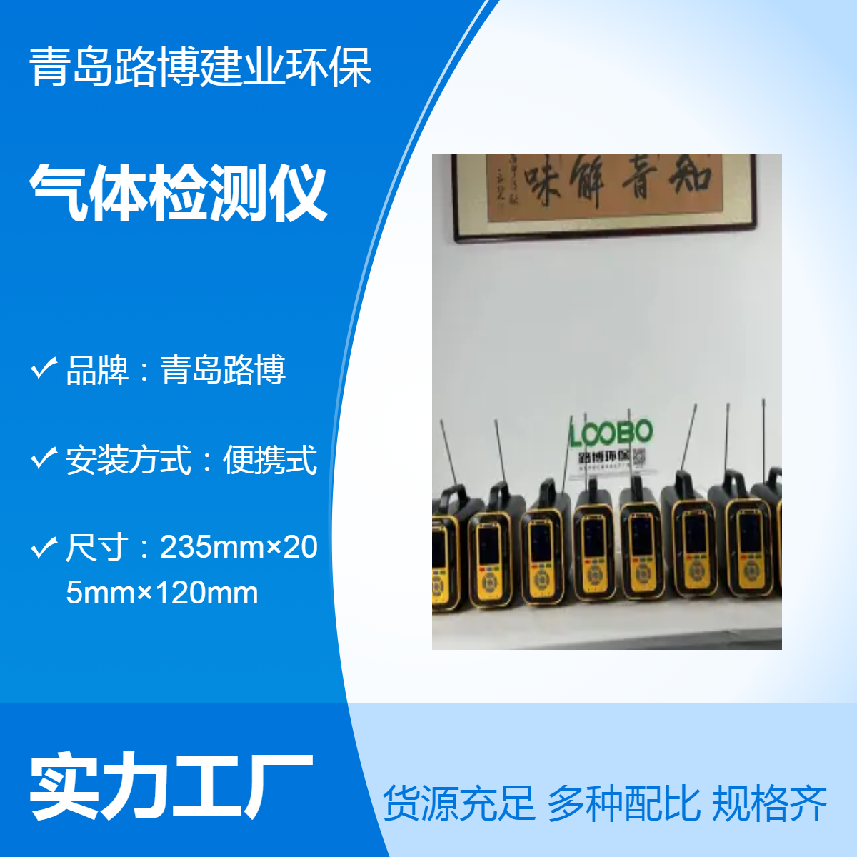 便携式多参数气体检测仪 中英双语显示 路博品牌 让您工作更安心