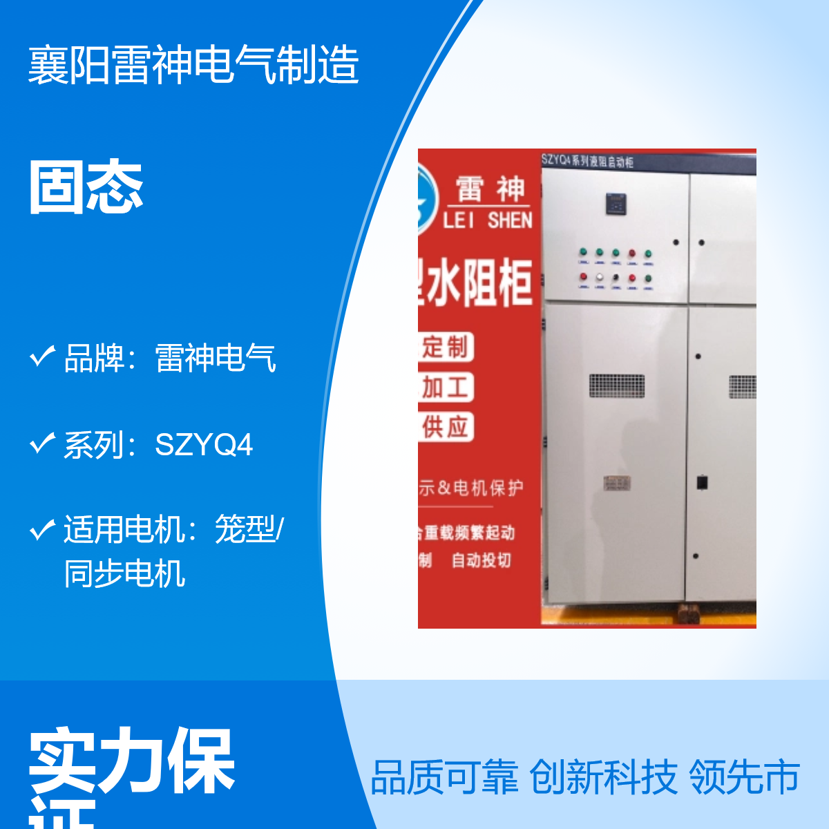 雷神电气 SZYQ4 高压笼型电机水阻柜 厂家定制 一年质保