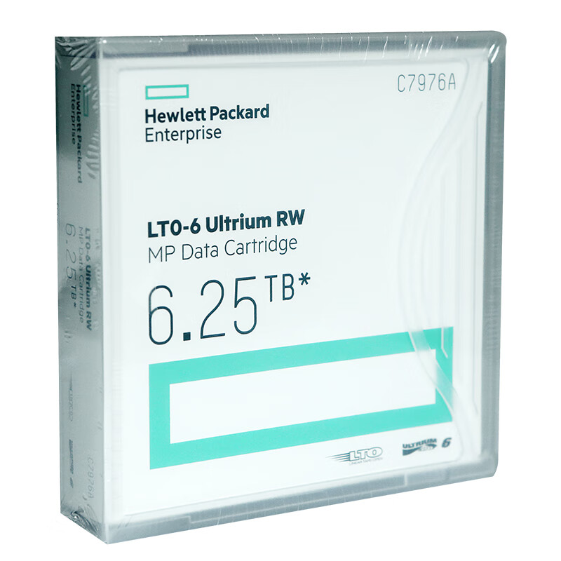 惠普（HPE)磁带机磁带库存储磁带含条码标签 HPE1盘装 LTO6 6.25T