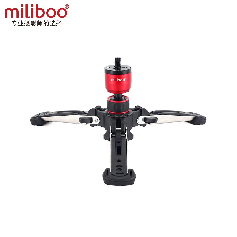 miliboo MJZ01独脚架三脚爪支撑可承接液压云台3/8接口第三代脚爪
