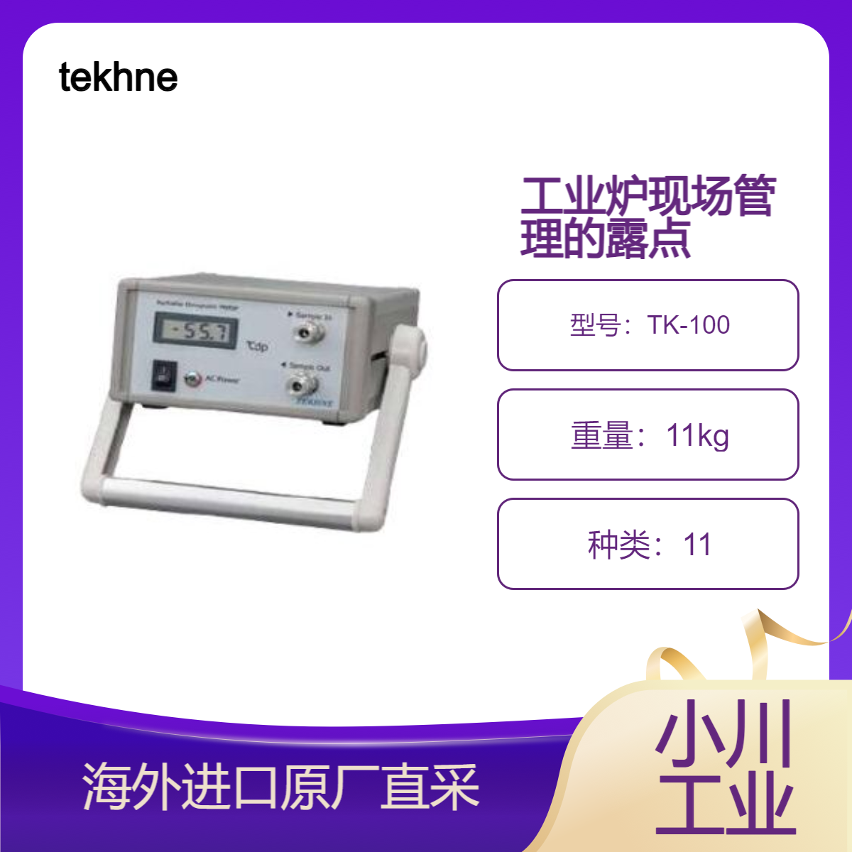 tekhne日本进口 TK-100便携式露点仪YN型 高精度免维护