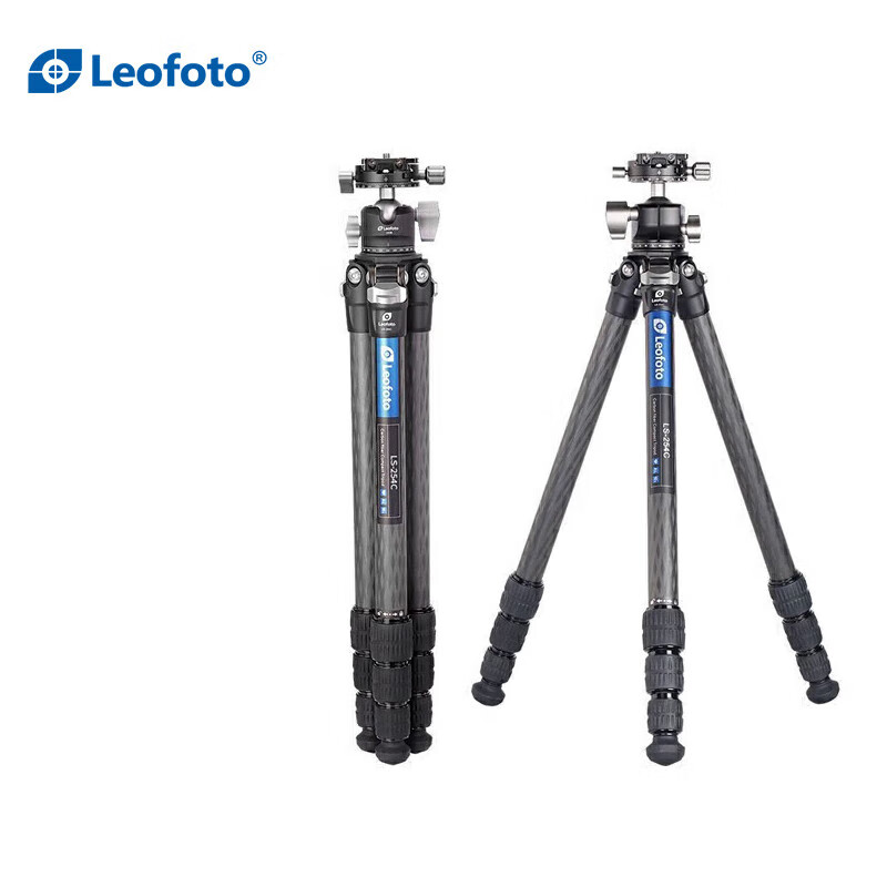 徕图（Leofoto）LS-254C+LH-30R碳纤维手机相机三脚架云台套装