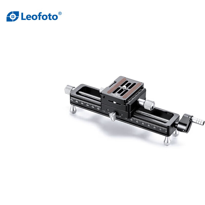 徕图(Leofoto)MP-180S微距手机相机云台导轨摄影延迟滑轨拍视频便