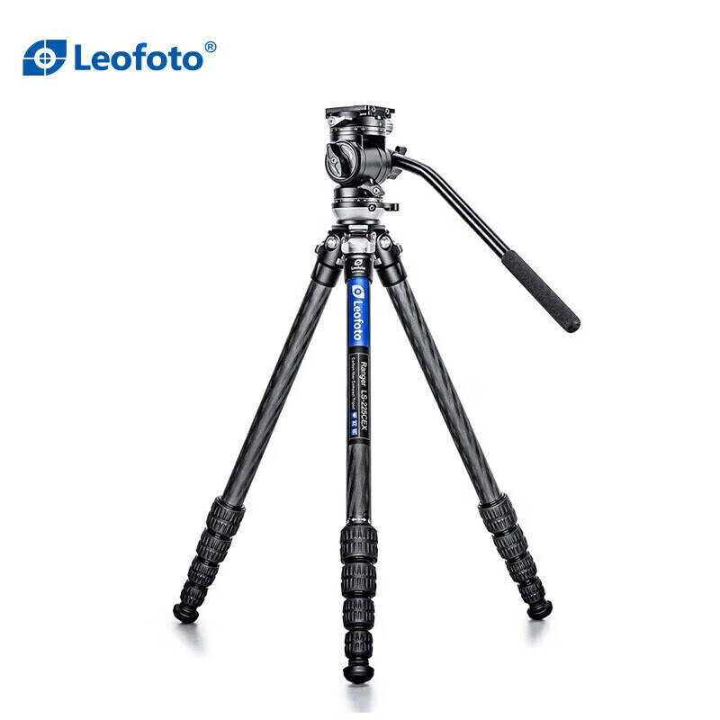 徕图（Leofoto）LS-225CEX+BV-1R（脚架云台套装）视频直播便携精