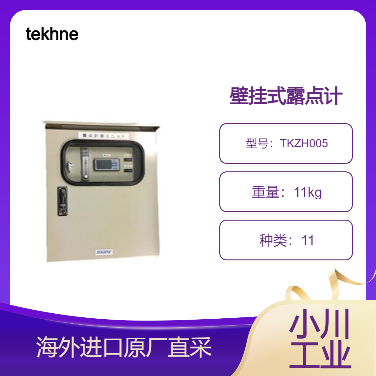 tekhne壁挂式露点仪TKZH005带内置泵的露点计装置 测量罐内气氛