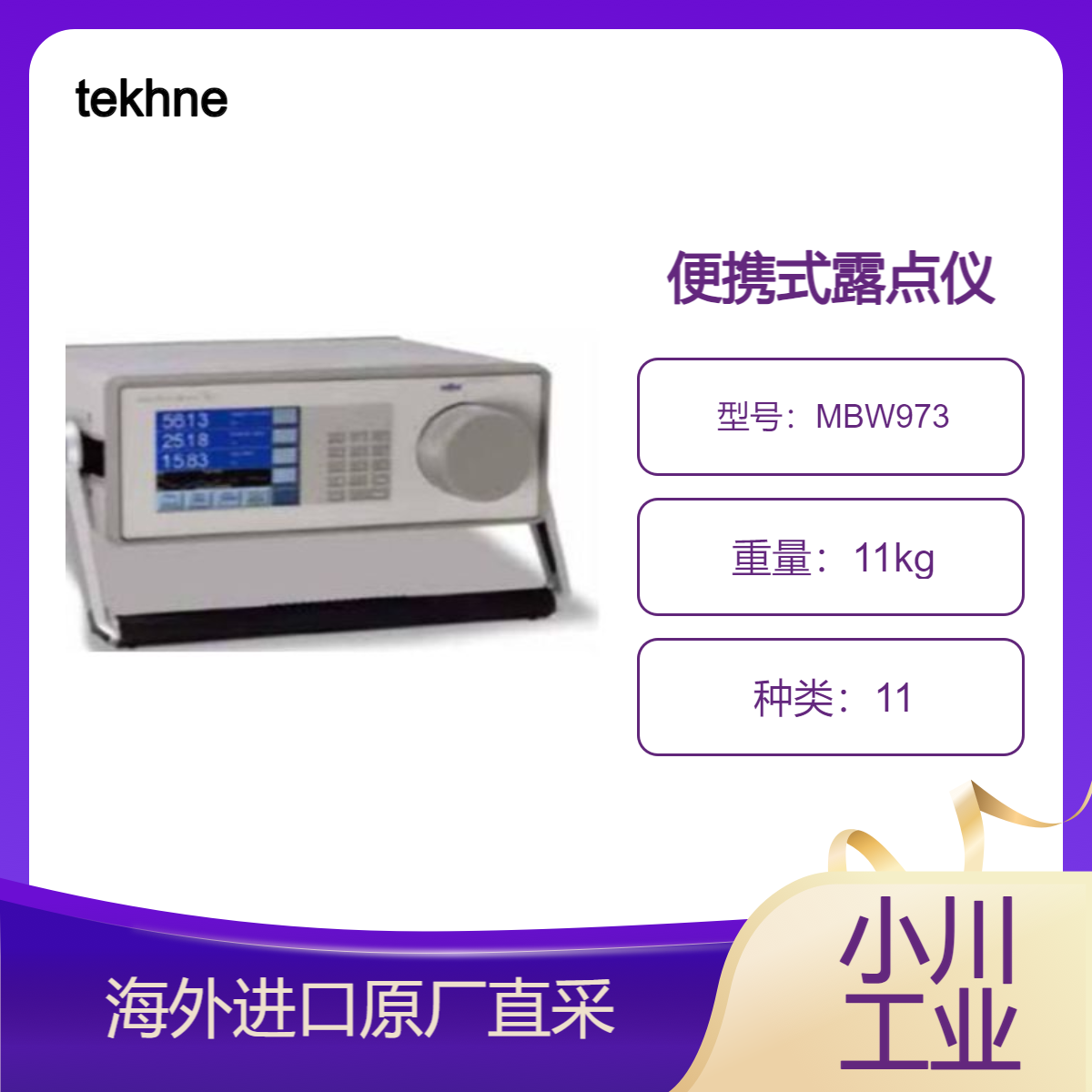 tekhne露点计MBW973便携式露点仪高性能和高精度几分钟内完成测量
