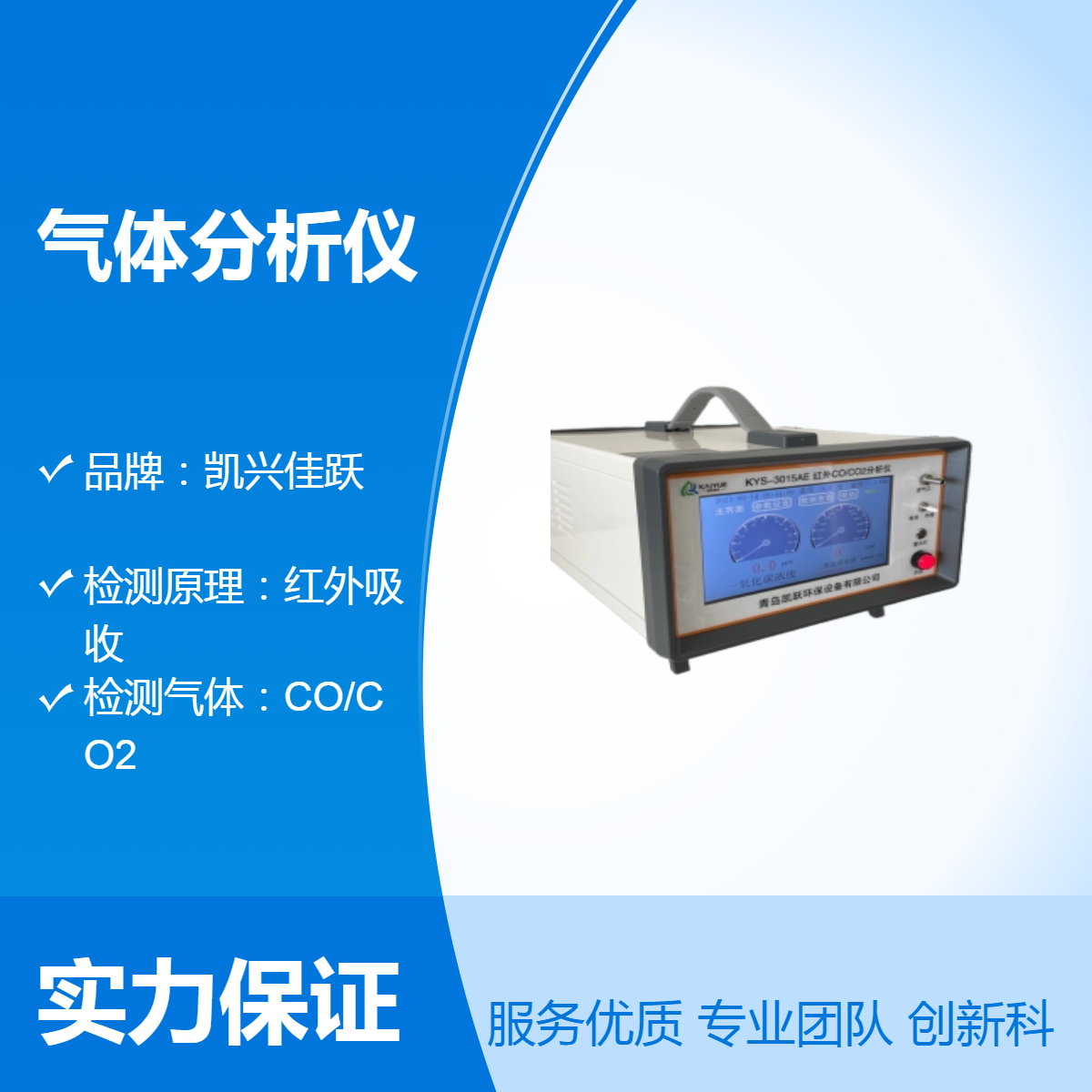 凯兴佳跃红外吸收气体分析仪 KYS-3015AE型CO/CO2气体检测仪