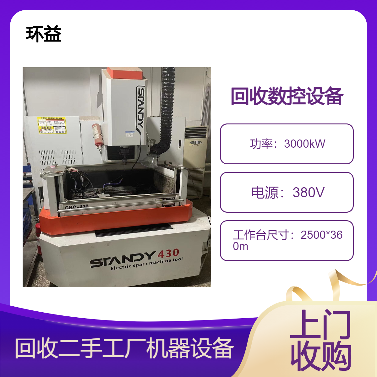 CNC回收 数控加工中心处理 二手废旧注塑机出售 免费估价 现款现结